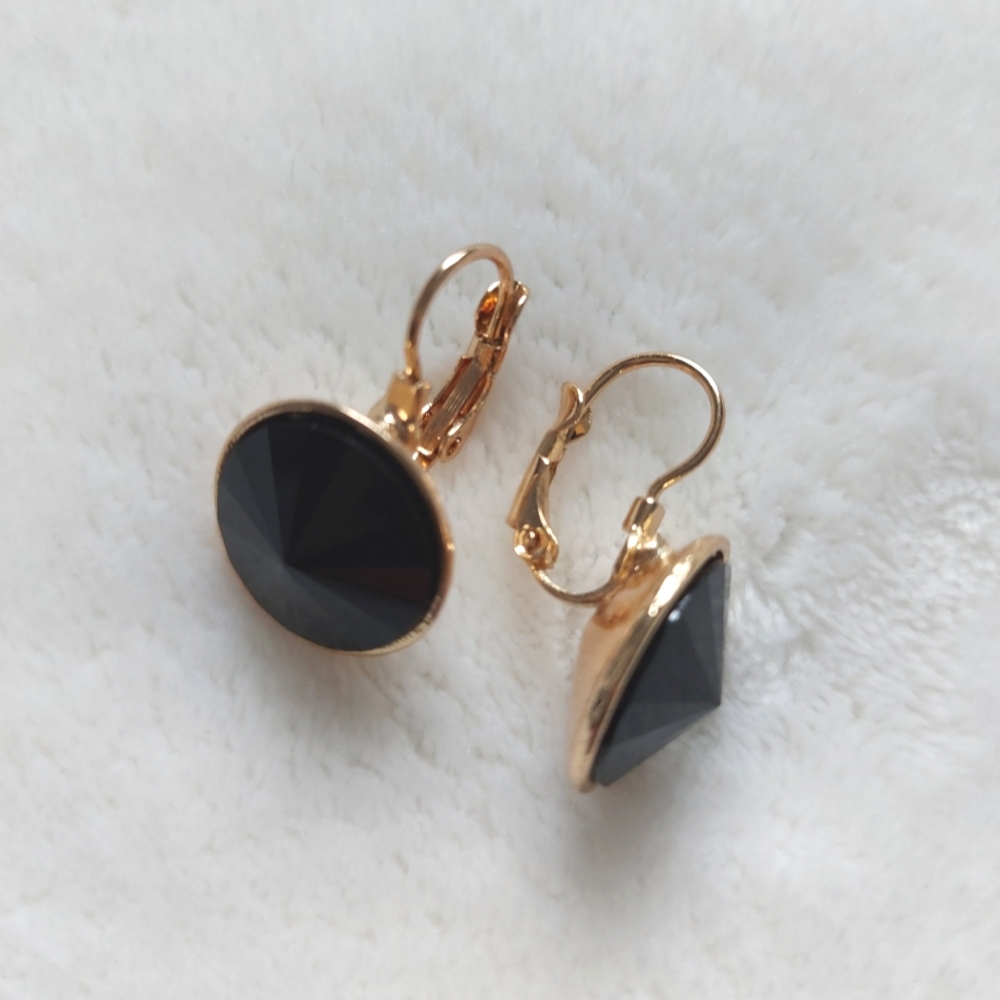 Beautiful Black and Gold Earrings